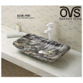 Brown Popular Design Color Art Basin Top Basin Bathroom Vanity